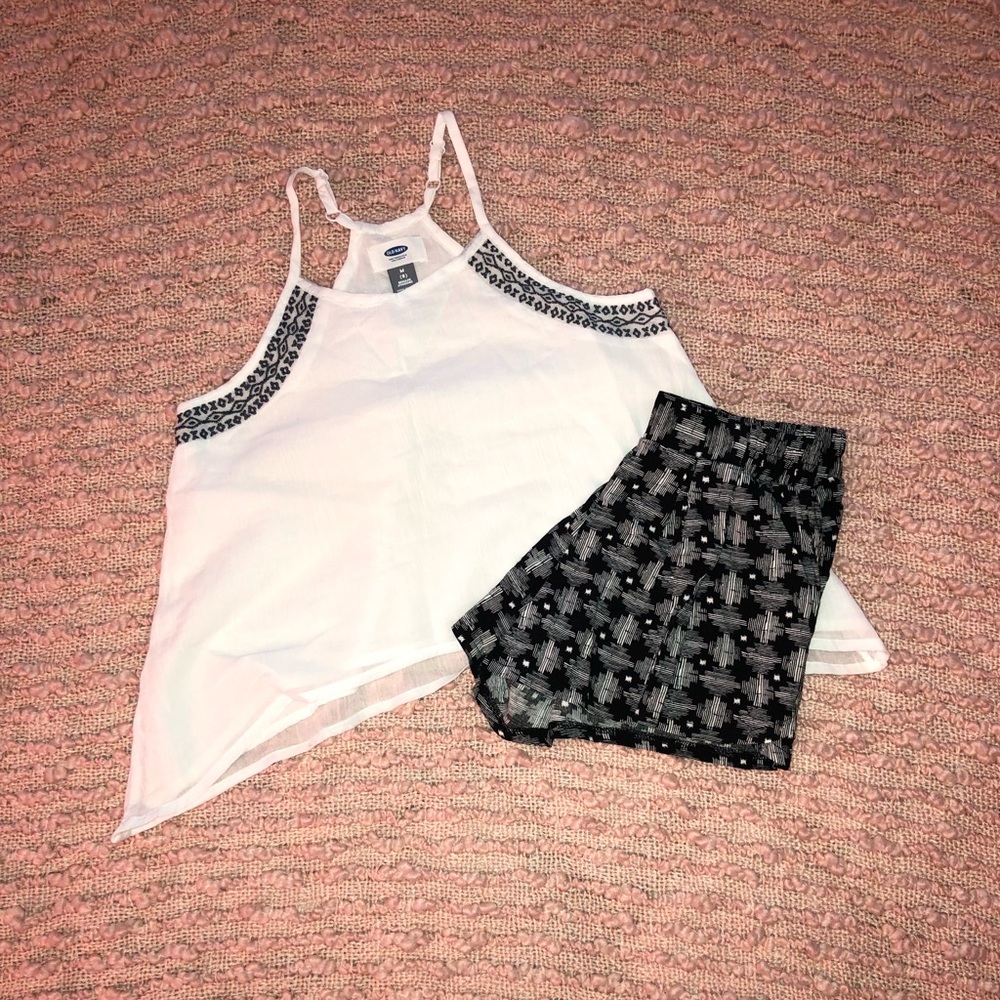 GIRLS Matching Summer Tank & Shorts Set